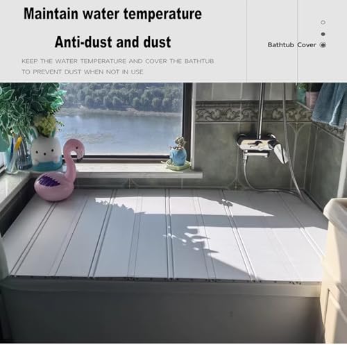 Tabla de baño ajustable y relajante para un spa en casa con bandeja de bañera 5