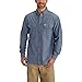 Carhartt Men's Long Sleeve Lightweight Button Front Relaxed Fit Shirt,Denim Blue Chambray,XX-Large Tall