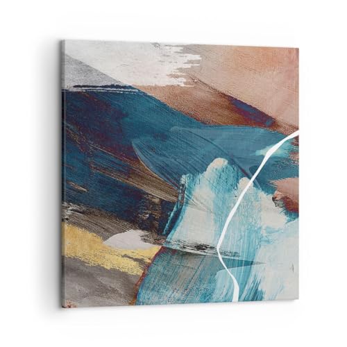 Impression sur toile 50x50cm de qualité supérieure style galerie