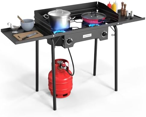 ROVSUN 2 Burner Gas Stove with... ROVSUN 2 Burner Gas Stove with...