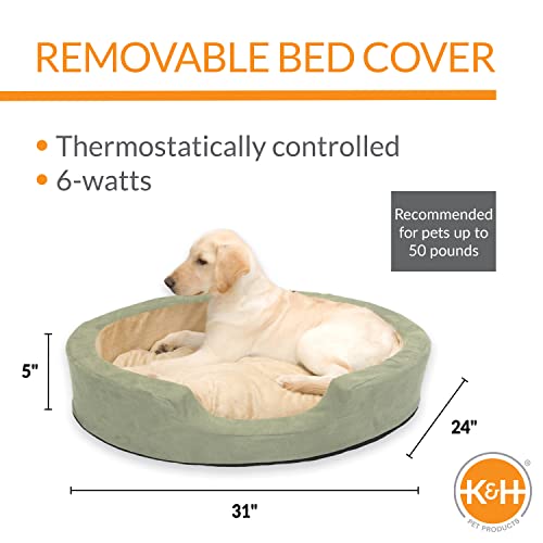 KH-Pet-Products-Thermo-Snuggly-Sleeper-Heated-Pet-Bed-Large-31-X-24-X-5-Inches-SageTan