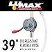 Lumax Gray LX-1318 Rotary Barrel Pump for transferring Non-Corrosive, Petroleum Based, Light to Medium Viscosity-Like, Motor, Heavy, Transmission Fluid, Heating Oils 14 x 6.1 x 5.9 inches