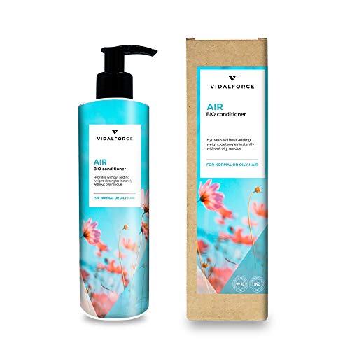 AIR, Acondicionador pelo graso. Tecnología natural desenredante libre de grasa |Toxic-Free, Sostenible y Ecológica| Acondicionador sin sulfatos, sin siliconas etc. Acondicionador pelo rizado o liso