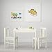 IKEA KRITTER Kindertisch mit 2 Stühlen weiß