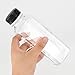 MOUYAT 24 Pack 14oz Plastic Juice Bottles with Caps, 400ml Clear Plastic Sensory Bottles with Leakproof Lids, Reusable Empty Juice Smoothie Containers Bulk for Water, Homemade Beverages Storage
