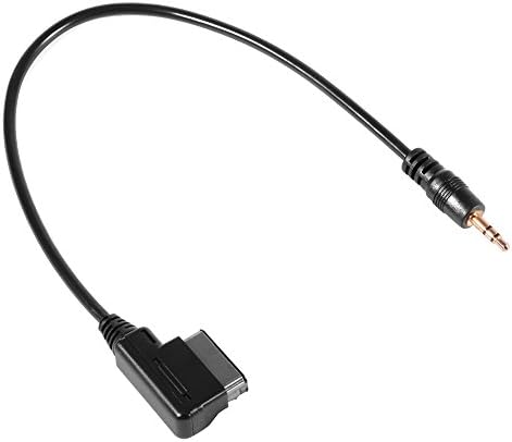 AMI MDI MMI 3.5mm AUX Audio Cable Music Compatible with Audi A3 A4 S4 A5 S5 A6 A8 Q5 Q7 R8 TT | VW Volkswagen Jetta Golf Mk5 MK6 GTI