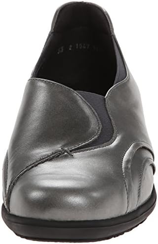 ara Women's Reegan Slip-On Loafer, Lead Metallic, 6 M US | Image 1