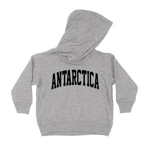 Antarctica Collegiate Kids Hoodie Sweatshirt Toddler 5T Heather Grey