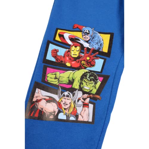 Image of Nap Chief Official Marvel Avengers Printed Joggers for Kids, Cotton Regular Fit Track Pants for Boys & Girls