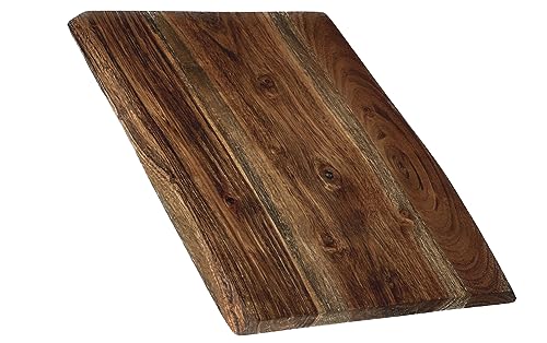 Tabla de cortar de madera acacia 15x12x0.75 pulg miniatura 1