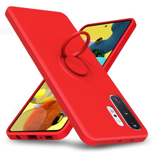 Samsung Galaxy Note 10 Plus �P�[�X TPU �ϏՌ� �����O �V���R���P�[�X ���^ �\�t�g �S�ʕی�J�o�[ �w��h�~ �����O�t�� �X�^���h�@�\ �ԍڃz���_�[�Ή� 360°��] �����Y�ی� �X�g���b�v�z�[���t�� �X���� �y�� ���ϖh