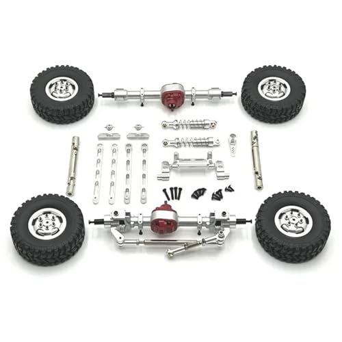 Essieu portail avant arrière en alu pour RC MN82 LC79 1/12