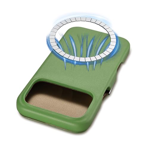Coque iPhone 17 Pro MagSafe étui de protection fin antichoc vert