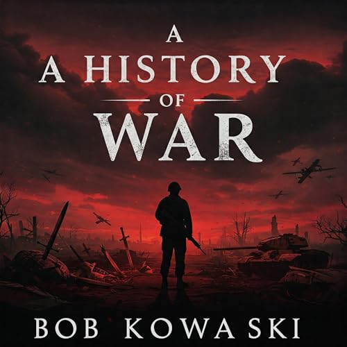A history of war Audiolibro Por Bob Kowalski arte de portada