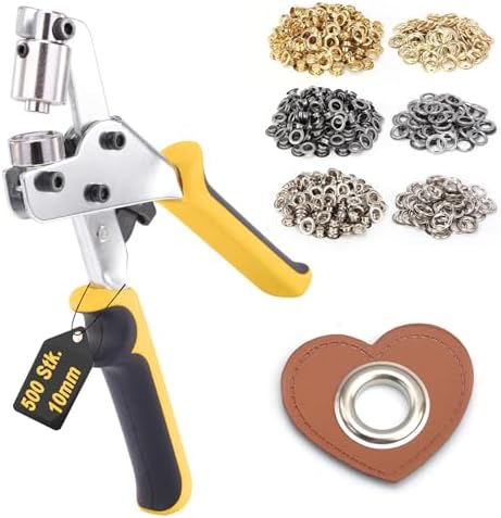 Kit 400 Bottoni A Pressione Colorati Con Pinze - 9.5mm, 10 Colori, Per Fai Da Te, Vestiti E Borse - Foto 10