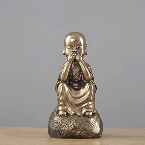 Statue de Bouddha Feng Shui en résine RLKHXBS pour décoration de bureau