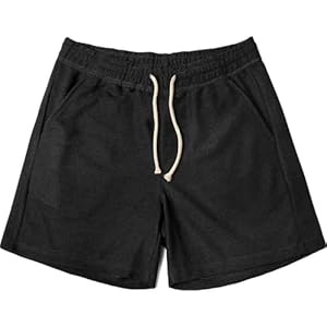 AIMPACT Mens Athletic Sweat Shorts 5.5″ Elastic Waist Casual Pajama Short with Pocket Jogger Workout Shorts for Men