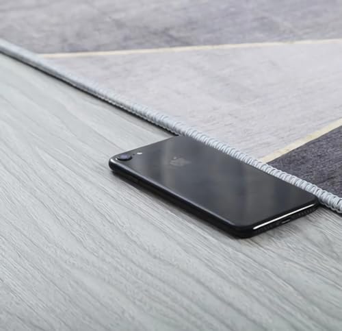 Tapis cuisine antidérapant gris jaune pour sécuriser vos sols - 5