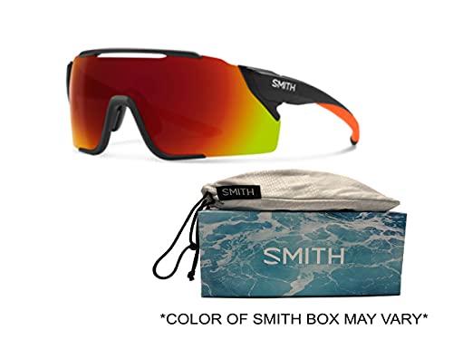 SMITH Attack Rectangle Sunglasses for Men for Women +BUNDLE with ACCESSORY EYEWEAR KIT3