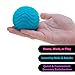 Schylling NeeDoh Fuzz Ball - Sensory Toy with a Velvet Texture and Soft Cloud Squish - Wavy Pattern You Can See and Feel - Ages 3 and Up - Color May Vary; One Per Pack (Wonder Waves)