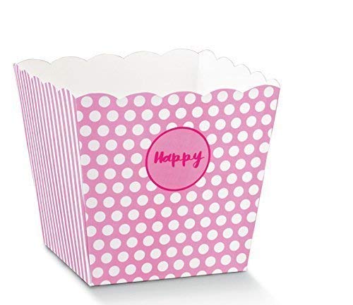 10 PZ Vaso 15x15x18 cm portadolci porta dolci caramelle popcorn