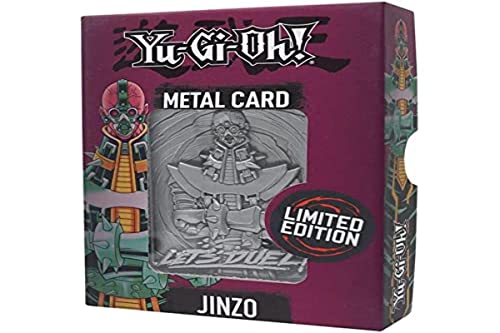 Fanattik-YU-GI-OH Metal Silver Card-Jinzo (KON-YGO48)