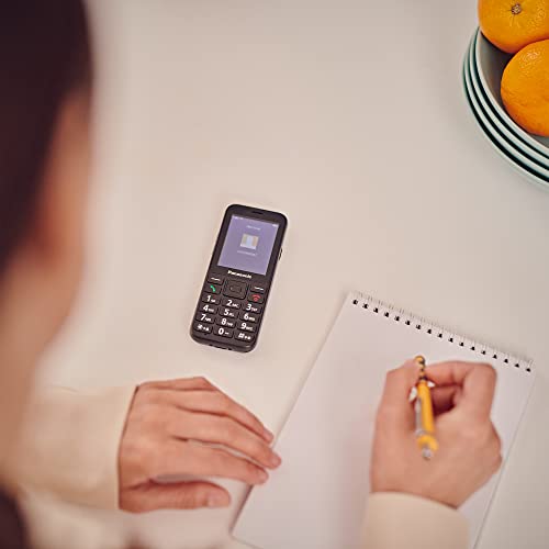 Panasonic KX-TU250EXB 4G Mobiltelefon med SOS och Stor Skärm