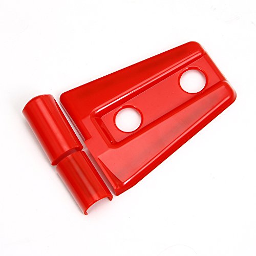 CheroCar Door Hinge Covers Protector Red Kit Fits for Jeep Wranlger Unlimited Rubicon Sahara Sports Accessories 2007-2018 JK JKU 8pcs by CheroCar - Image 3