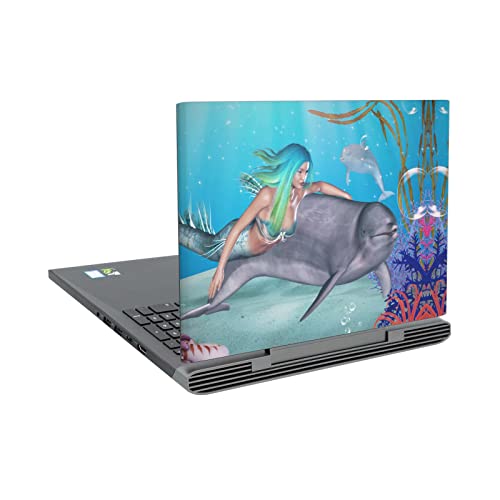 Couverture vinyle premium Dell Inspiron 15 7000 Dauphins