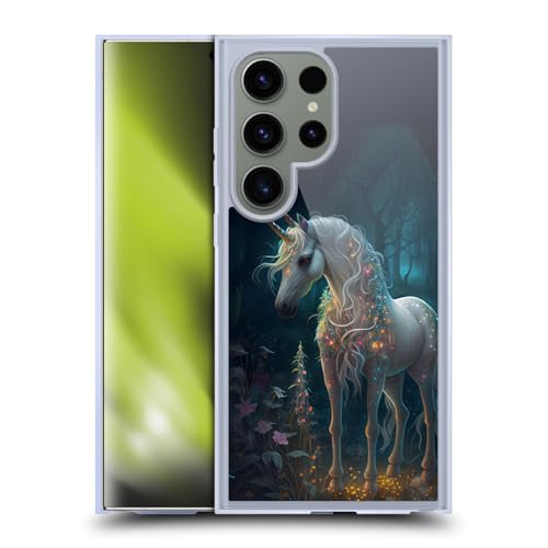 Coque Samsung S24 Ultra Licorne Art JK Stewart Magnétique pour le Quotidien