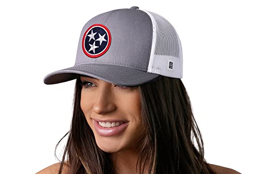 Image of HAKA State Flag Series Trucker Hat for Men & Women, Adjustable Baseball Hat, Golf Hat Snapback