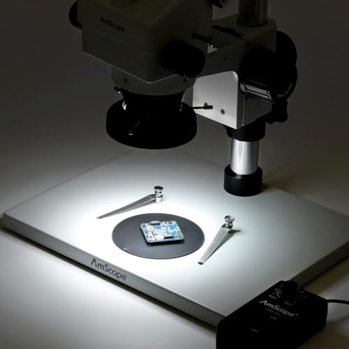 AmScope LED-144-YK 144-LED Microscope Ring Light with Adapter - Thumbnail 6