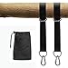 KUYOU Tree Swing Straps Hanging Kit Holds 2200lbs, Outdoor Swing Hangers & Hammock Chair Straps Rope Set (Pack of Two) with 2pcs D-Ring Carabiners Carry Bag for Hammocks Tires Disc Tree Swings