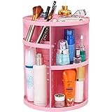 💄1.360°Giratorio:El organizador cosméticos giratorio que gira libremente 360°, que hace que los cosméticos y productos para el cuidado de la piel sean claros de un vistazo, fáciles de usar y colocar, muy conveniente.