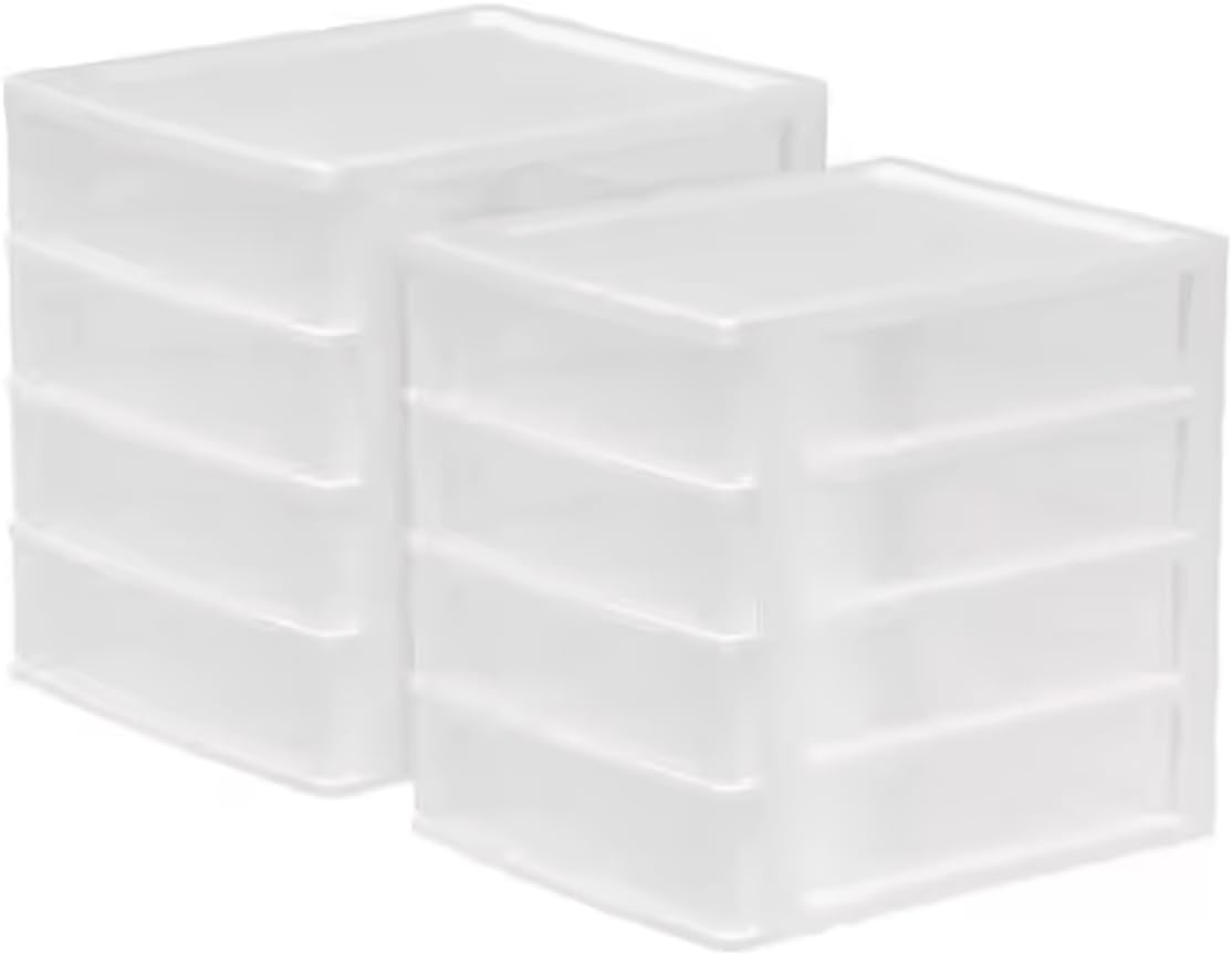 4-Drawer Compact Desktop Storage System UI91504