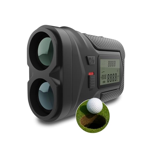 Telemetro Golf 1097M con Pendenza e Blocco Bandiera di WanderS – Telemetro Laser USB-C Ricaricabile, Vibrazione, Ingrandimento 6X, Modalità Torneo, Display Laterale – Accessorio Golf Uomo