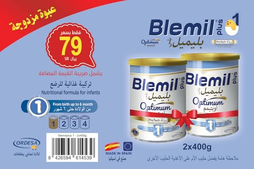 Blemil Plus ProTech 1 Baby Formula Milk 400 g 2-Pack