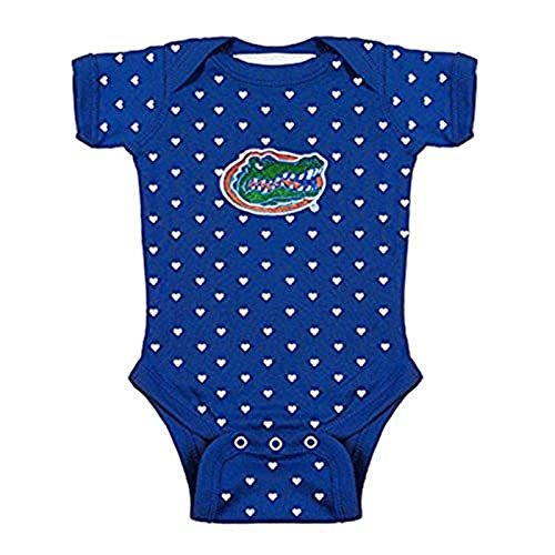 Image of Two Feet Ahead Hearts Baby Girl Bodysuit - Officially Licensed | 100% cotton for a comfortable feel | Snap closure for quick diaper changes | Officially licensed