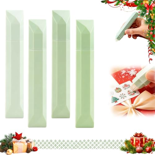 4 Pcs Double Sided Tape Pens ， Scrapbooking Double Sided Tape Roller