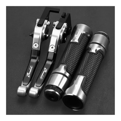 ̂߂ɃXYL GSF1250 GSF600 GSF650 GSF650S/N BANDIT 2007-2015 nho[Obv oCNpu[LNb`o[(Black Silver)