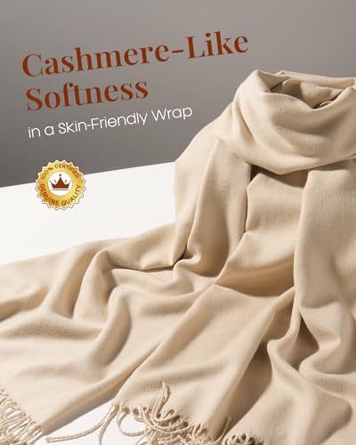 FURTALK Scarf for Women Winter Pashmina Shawl and Wraps Cashmere Feel Scarves for Evening Dresses Wedding Party3