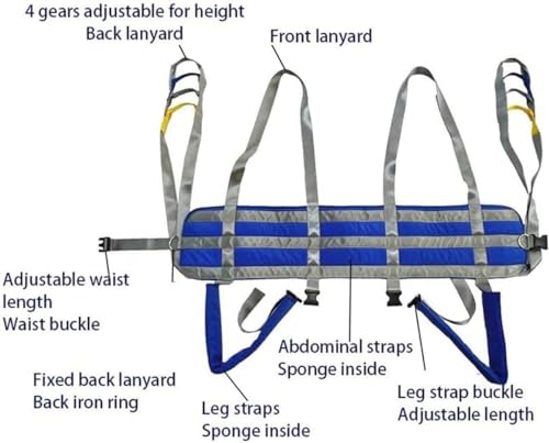 Sling patient d'ascenseur taille L avec support lombaire pour transfert