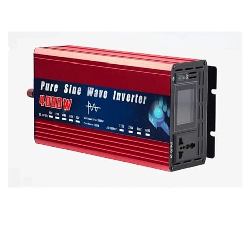 Convertisseur tension 12V 220V 4000W onduleur sinusoidal pur voiture
