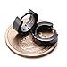 Jstyle Stainless Steel Unique Small Hoop Earrings for Men Huggie Earrings 1 Pairs Black