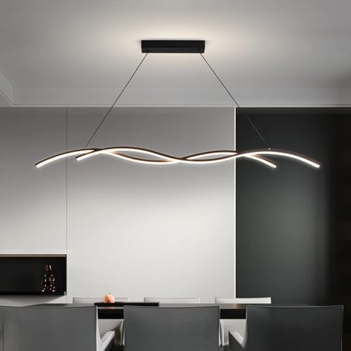Suspension LED moderne réglable contre la fatigue visuelle au bureau et dans le salon