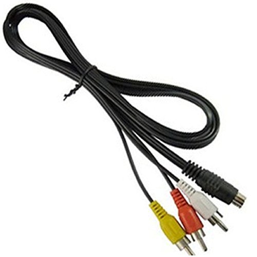 REY Cavo adattatore S-Video 7 Pin SVIDEO Maschio a 3RCA AV Maschio 1,5 Metri