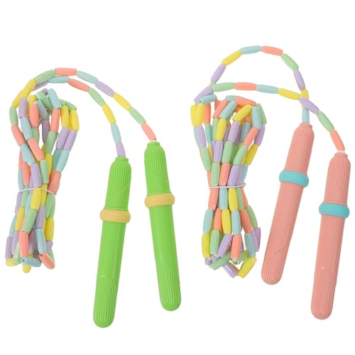 Corde à sauter Healvian perlée pour enfants pour éviter les nœuds pendant le sport