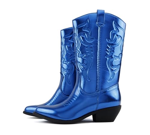 Image of Soda Women's Rodeo Western Pointed Toe Cowboy Boots