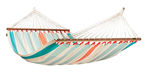 Preisvergleich Produktbild LA SIESTA - Colada Curacao - Doppel-Stabhängematte Outdoor