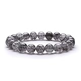 rutilquarz ✿- Perlengröße: ca. 8mm. Armband Innenlänge: ca. 7 Zoll/17,8 cm. Perlen werden auf importierte hochwertige elastische Schnur eingefädelt. Es ist nicht leicht zu reißen oder sich zu lösen. Langlebig und komfortabel. Dieses elastische Armband passt an die meisten Handgelenke.